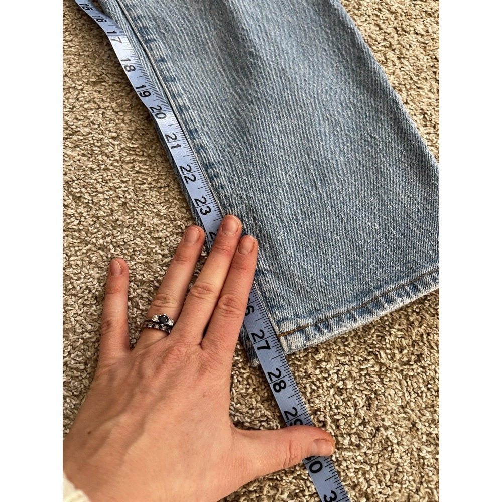 Madewell the Perfect Vintage Denim Jeans Medium Light Wash Straight 28 High Rise - Picture 5 of 9